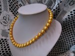 yellow pearls 14k side